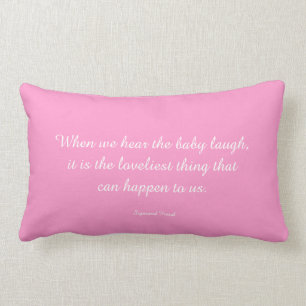 Coussin bébé citant Sigmund Freud