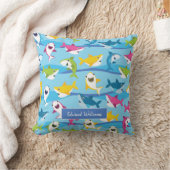 Coussin Bébé coloré mignon Motif requin pour petits enfant (Couverture)