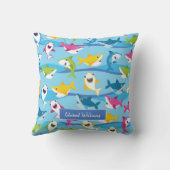 Coussin Bébé coloré mignon Motif requin pour petits enfant (Verso)
