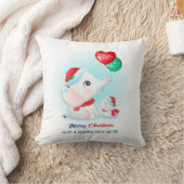 Coussin Bébé de Noël adorable Élephant Lapin Nursery (Couverture)