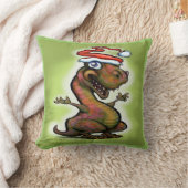 Coussin Bébé de Noël T-Rex Dinosaur (Couverture)