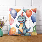 Coussin Bébé Dinosaur Anniversaire