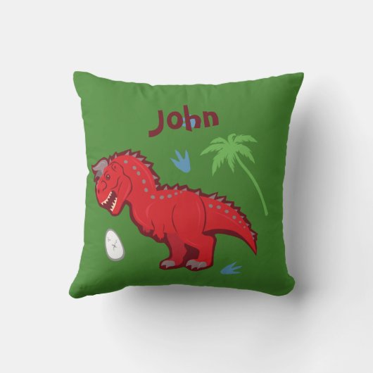 Coussin Bébé Dinosaur Carnotaurus (Verso)