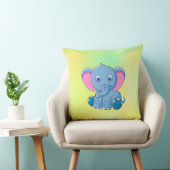 Coussin Bébé Éléphant Dessin Animé Clipart-64832 (Chaise)