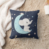 Coussin Bébé Eléphant Pêche Pour Les Étoiles Jeter Oreille (Couverture)