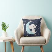 Coussin Bébé Eléphant Pêche Pour Les Étoiles Jeter Oreille (Chaise)