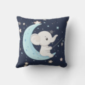 Coussin Bébé Eléphant Pêche Pour Les Étoiles Jeter Oreille (Verso)