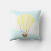 Coussin Bébé en Pépinière à bulle d'air chaud jaune (Verso)