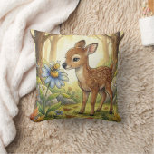 Coussin Bébé faon adorable Animaux de la forêt (Couverture)
