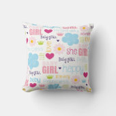 Coussin Bébé fille (Recto)