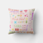 Coussin Bébé fille (Verso)