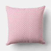 Coussin Bébé fille Faire-part de naissance (Verso)