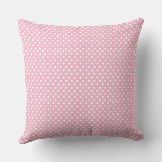 Coussin Bébé fille Faire-part de naissance (Verso)