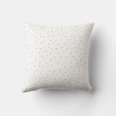Coussin Bébé fille Faire-part de naissance (Verso)