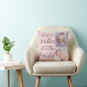 Coussin Bébé fille Première année Photo Collage Keepsaké r (Chaise)