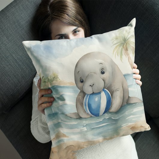 Coussin Bébé Garçons Manatee