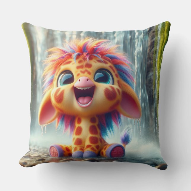 Coussin Bébé girafe (Recto)