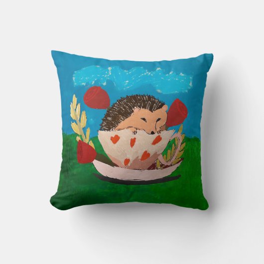 Coussin Bébé Hérisson (Recto)