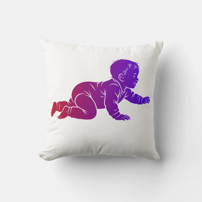 Coussin bébé heureux (Recto)