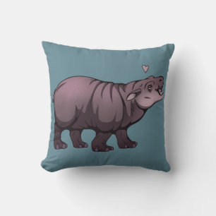 Coussin Bébé Hippopotame Nain