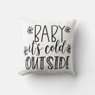 Coussin Bébé Il fait froid dehors