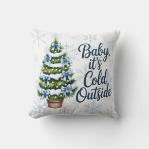 Coussin Bébé, il fait froid dehors Fête prénatale pour gar