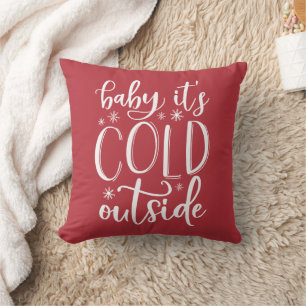 Coussin Bébé Il fait froid dehors Vacances