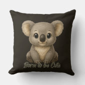 Coussin Bébé Koala Mignon (Recto)