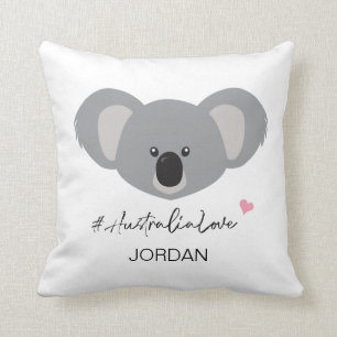 Coussin Bébé koala mignon d'amour pour l'Australie personn