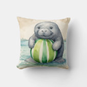 Coussin Bébé Manatee Genre Neutre (Recto)