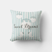 Coussin Bébé mignon Bleu Bleu Poussette / Salle pour enfan (Recto)