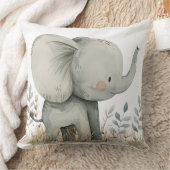 Coussin Bébé mignon éléphant Coussin, Bébé animal (Couverture)