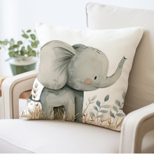 Coussin Bébé mignon éléphant Coussin, Bébé animal
