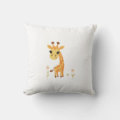Coussin Bébé mignon Giraffe Boho (Recto)