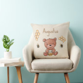Coussin Bébé mignon Honey Bear Cub (Chaise)
