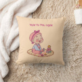 Coussin Bébé mignon Motif (Couverture)