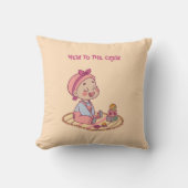 Coussin Bébé mignon Motif (Recto)