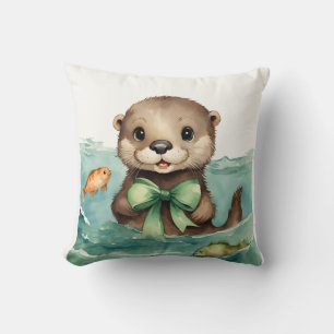 Coussin Bébé mignon Otter Sexe Neutre