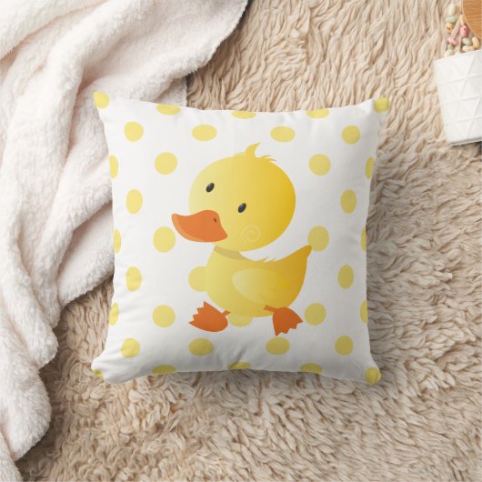 Coussin Bébé mignon Pois de canard (Couverture)