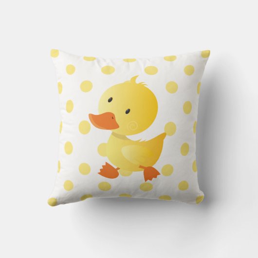 Coussin Bébé mignon Pois de canard (Verso)