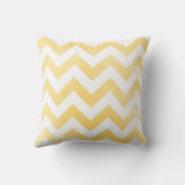 Coussin bébé - motif chevron jaune (Verso)