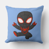 Coussin Bébé noir araignée ninja (Recto)