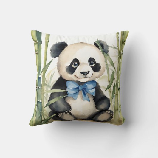 Coussin Bébé Panda Bear Boys (Verso)