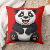 Coussin Bébé Panda de Dessin Animé Mignon (Couverture)