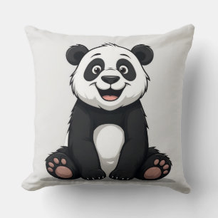Coussin Bébé Panda de Dessin Animé Mignon