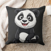 Coussin Bébé Panda de Dessin Animé Mignon (Couverture)