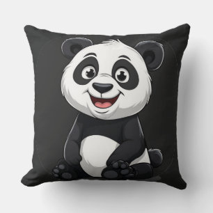 Coussin Bébé Panda de Dessin Animé Mignon