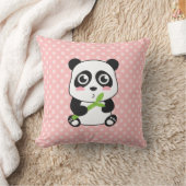 Coussin Bébé Panda Dessin Animé Mignon (Couverture)