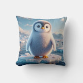 Coussin Bébé pingouin mignon oiseau (Recto)