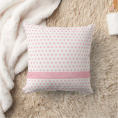Coussin Bébé Pink Polkadot Motif (Couverture)
